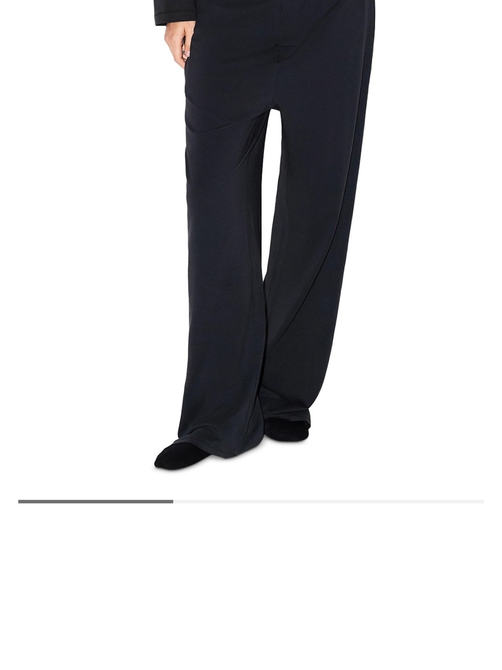 SKIMS Boyfriend Loose Pant ONYX in L
